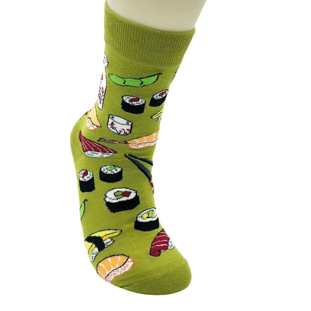 Sock Panda - Wholesale Socks - Unisex - Sushi Socks Crew from the Sock Panda (Two Sizes)3