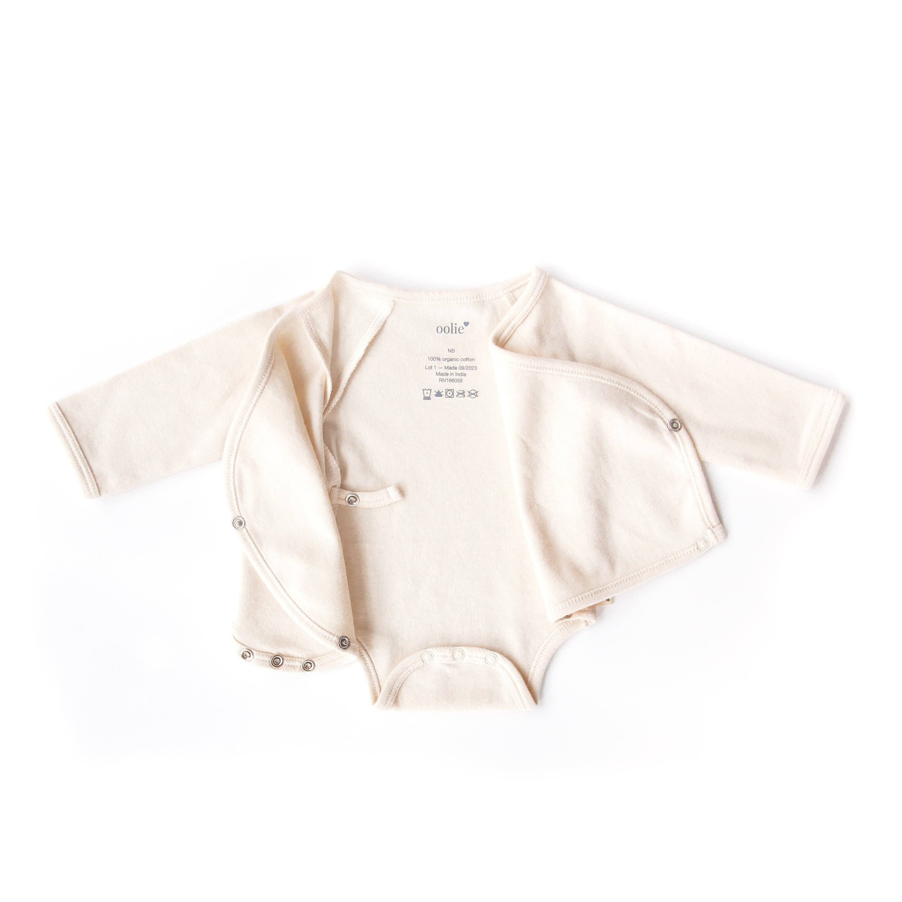 Organic Baby Bodysuit – Gold Sprig for wholesale on Faire3