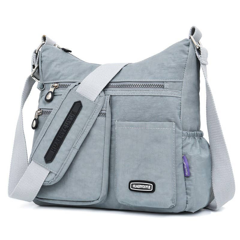 wandf - Vente Sac à bandoulière – femme - Sac bandoulière en nylon, sac à main multi-poches1