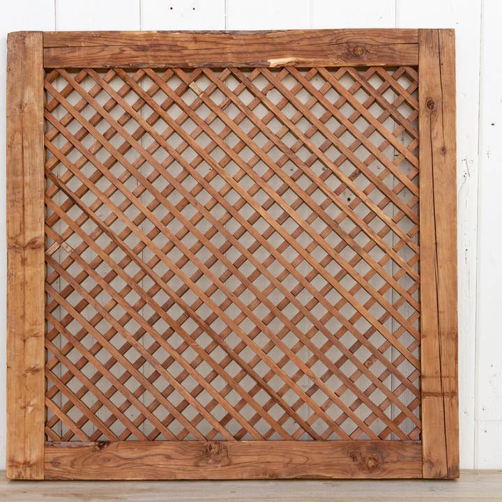 De-cor - Venta al por mayor Papel pintado 3D - Gran ventana de celosía antigua de granja1