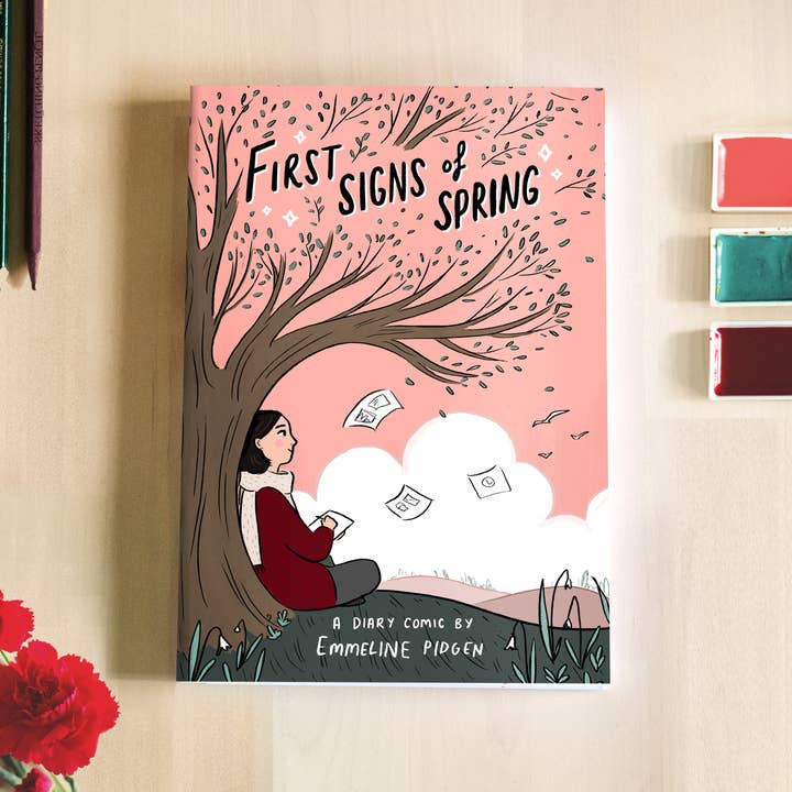 Emmeline Illustration - Wholesale Book - Adult - First Signs Of Spring Diary Comic