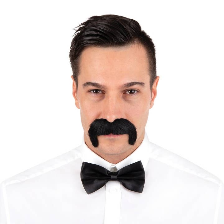 P'tit Clown - Wholesale Costume - Men's - 1900s Mustache - Black1