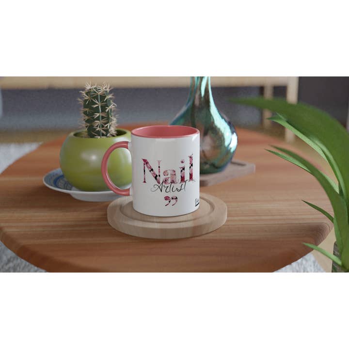 Doriana Cosmetics GmbH - Wholesale Coffee Mug - NailArtist - ceramic mug 11oz pink5