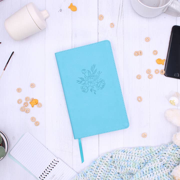 HarperCollins Christian Publishing - Wholesale Religion - NIV The Busy Mom's Bible, Leathersoft, Teal, Red Letter5