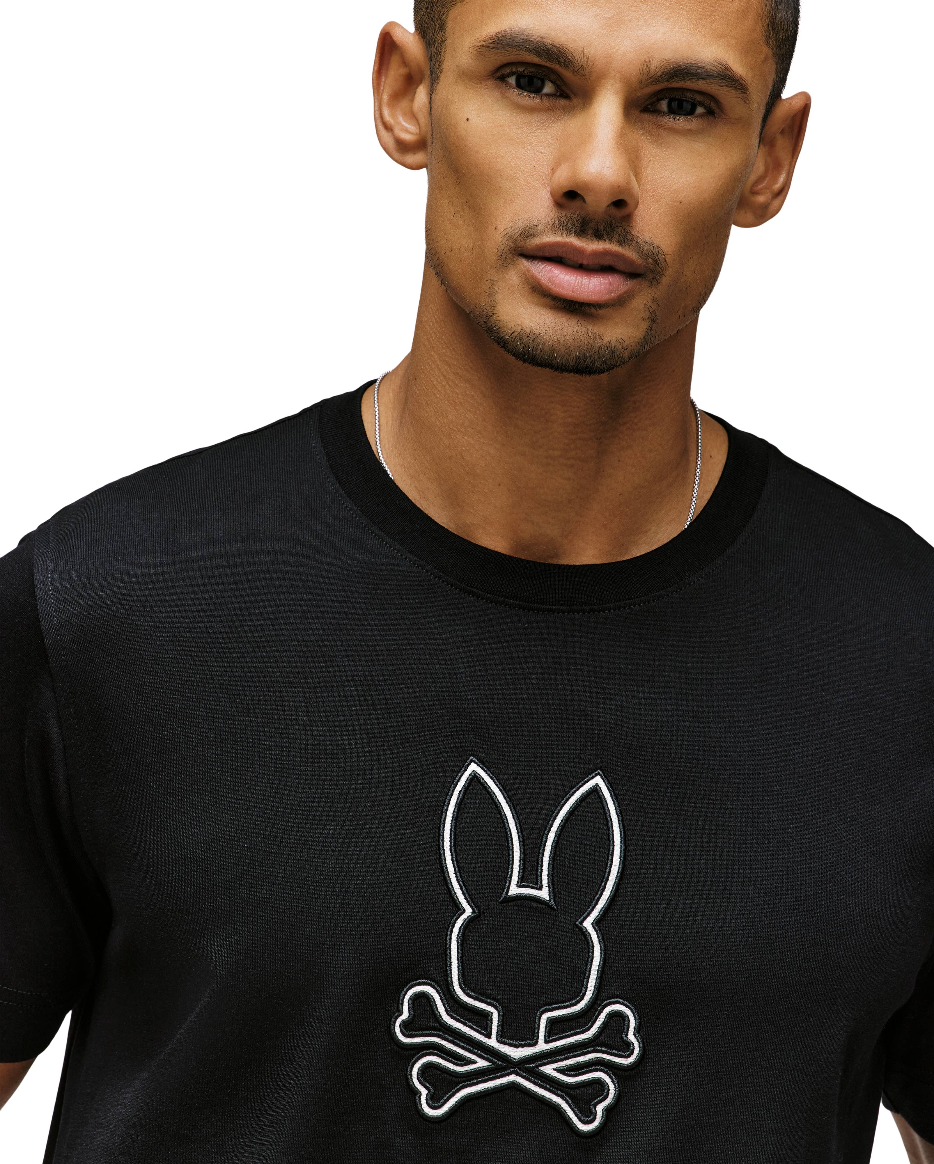 001 Nero Maglietta Grafica Seth-001 Nera in vendita all'ingrosso su Faire2