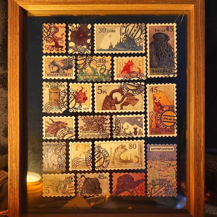 Abyssal Dispatch Cthulhu-Mythos Briefmarken-Aufkleber für den Großhandel von Vermilion Collection