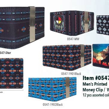 Men's Wallet / Money Clip for wholesale by Silicon Valley Textiles, Inc