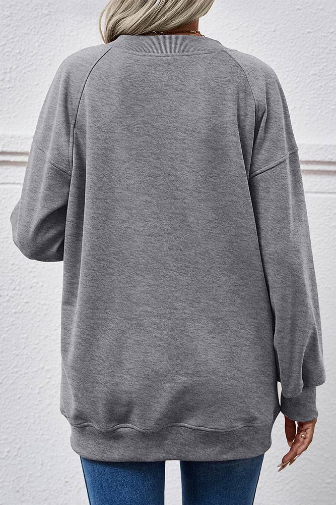 UNISHE – wholesale Sweatshirt – Women's – Plain Splicing Crew Neck Sweatshirt BBYS0334