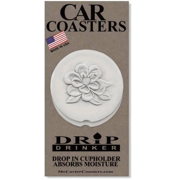 McCarter Coasters - Wholesale Car Coaster - Unisex - Magnolia Car Coasters