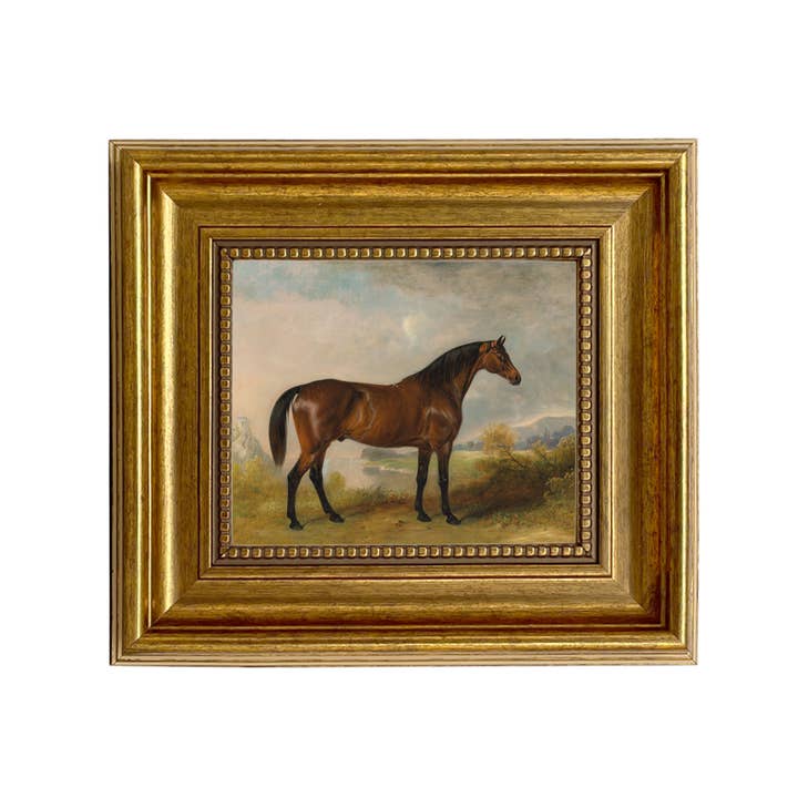 Madison Bay Co. - Historical Home Decor Reproductions - Wholesale Art Print - A Bay Hunter Vintage Painting Print on Canvas