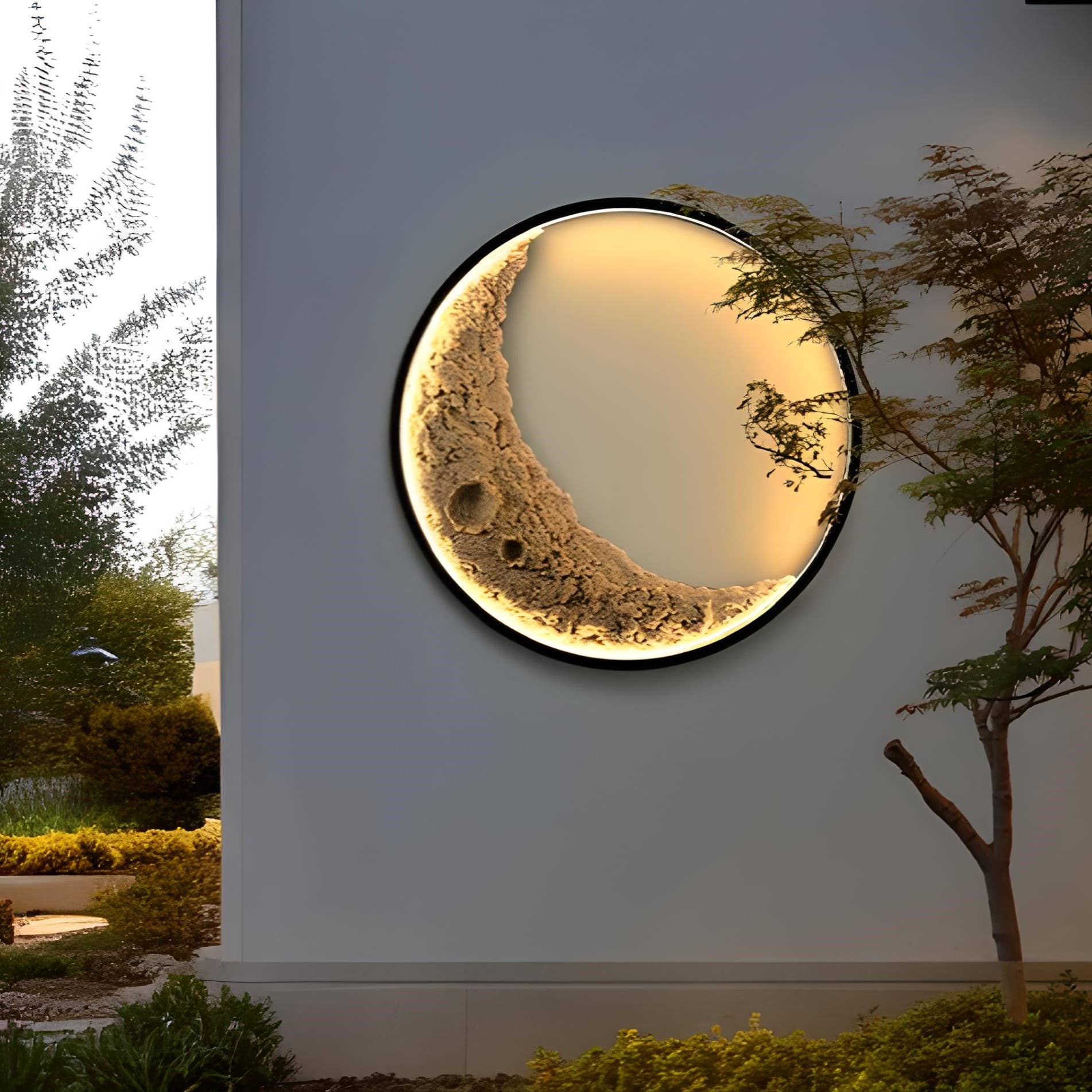 EP Design Lab - Wholesale Sconce - Indoor & Outdoor 3D Moon Electric Wall Lamp2