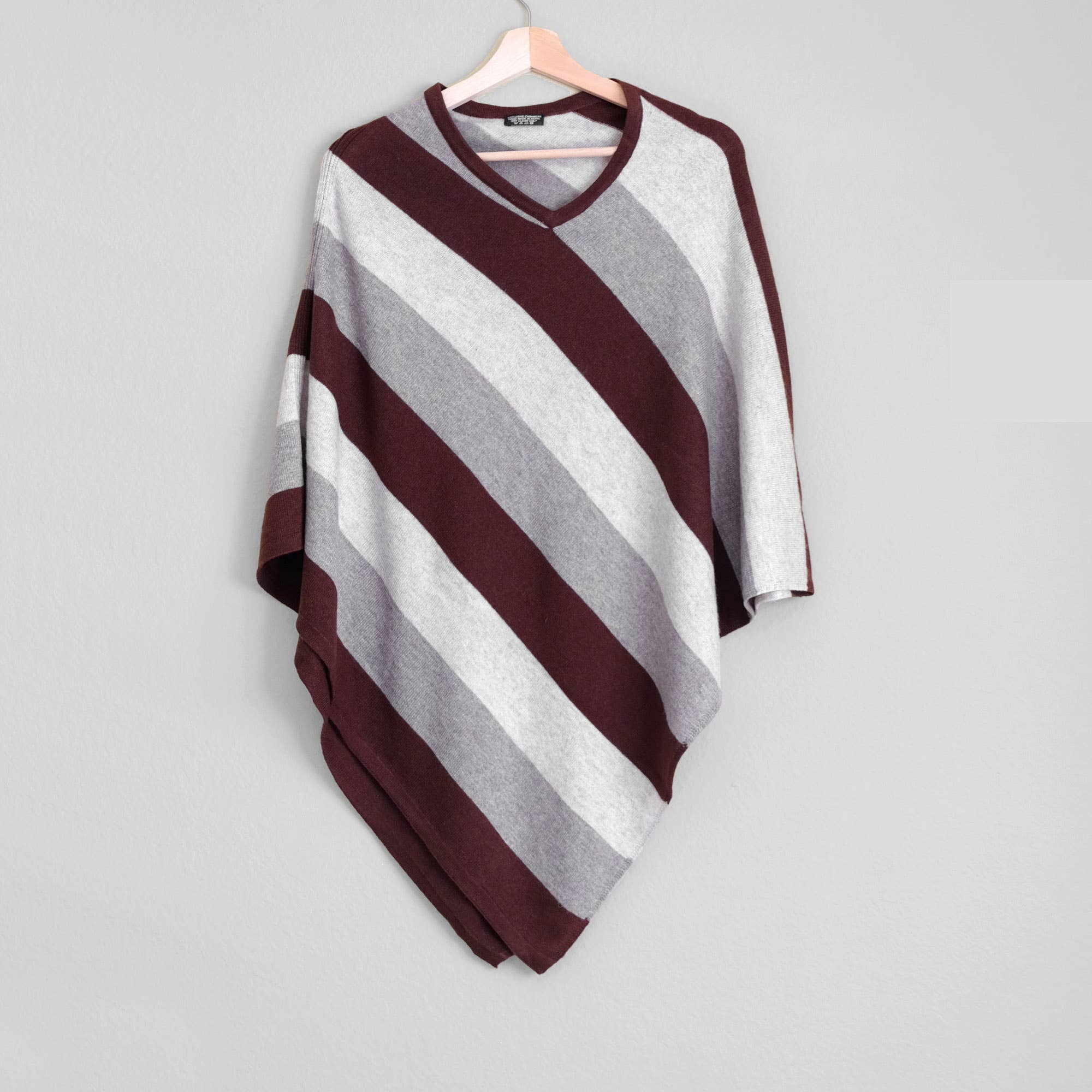 EKZO - Wholesale Poncho - Women's - Cashmere Poncho - Cafe Latte2