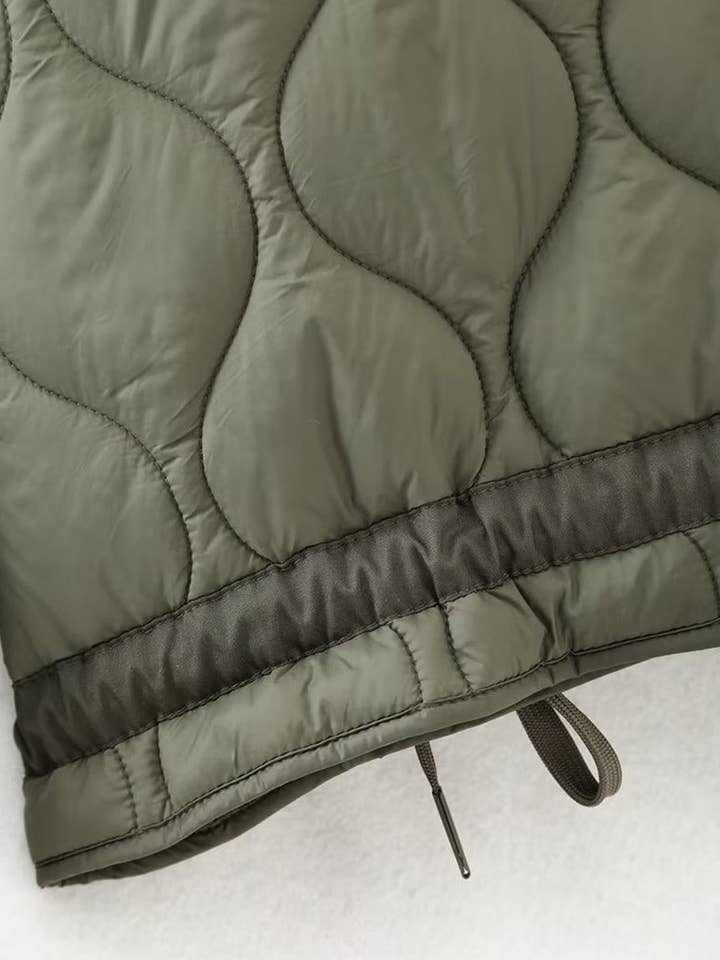 safistyle - Wholesale Jacket - Women's - Quilted High-Collar Oversized Jacket11