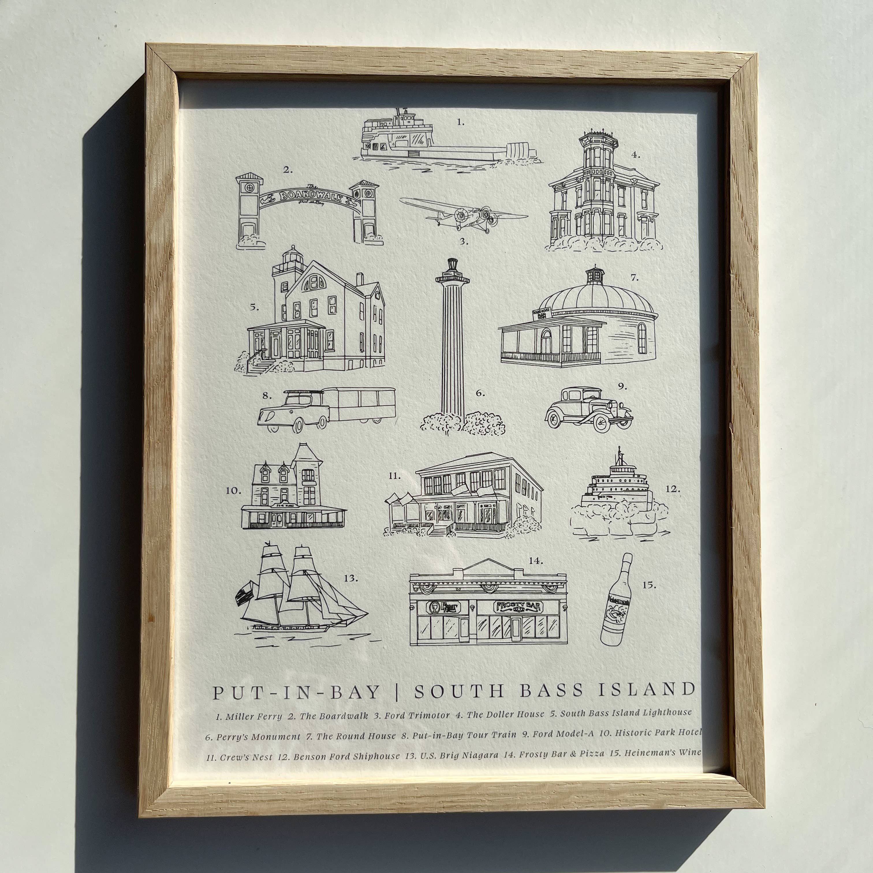 Made By Victoria Laine - Wholesale Art Print - Put-in-Bay Landmark Print4