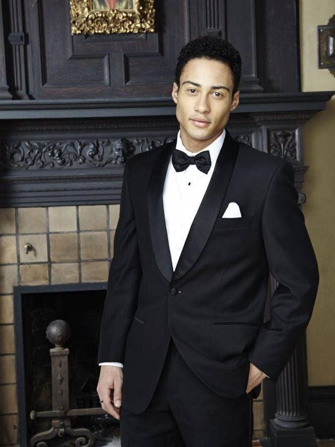 Schwarzer Smoking-Jackentuch „Seville“ (getrennt) für den Großhandel von Tux-USA®