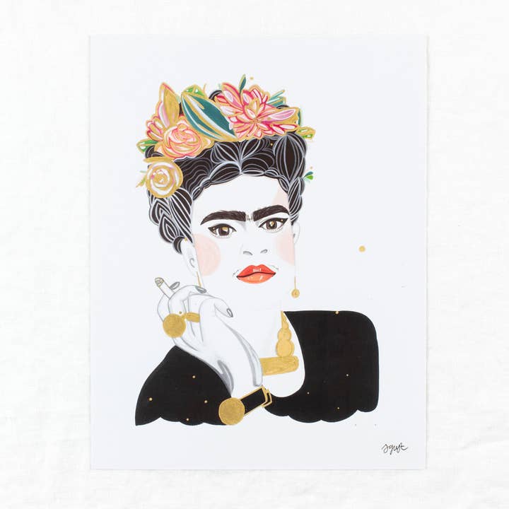 Frida Kahlo Prints for wholesale by Slow As Folk