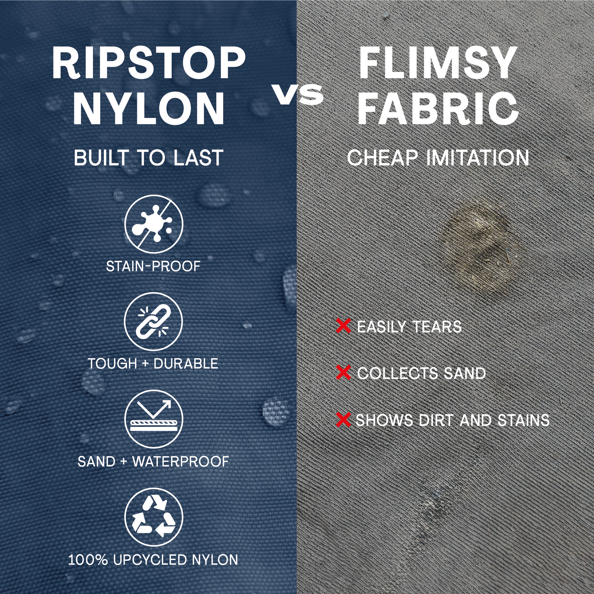 Bodysurf – Saco de praia por atacado – Bolsa de Praia Impermeável Extra Grande em Nylon Ripstop42