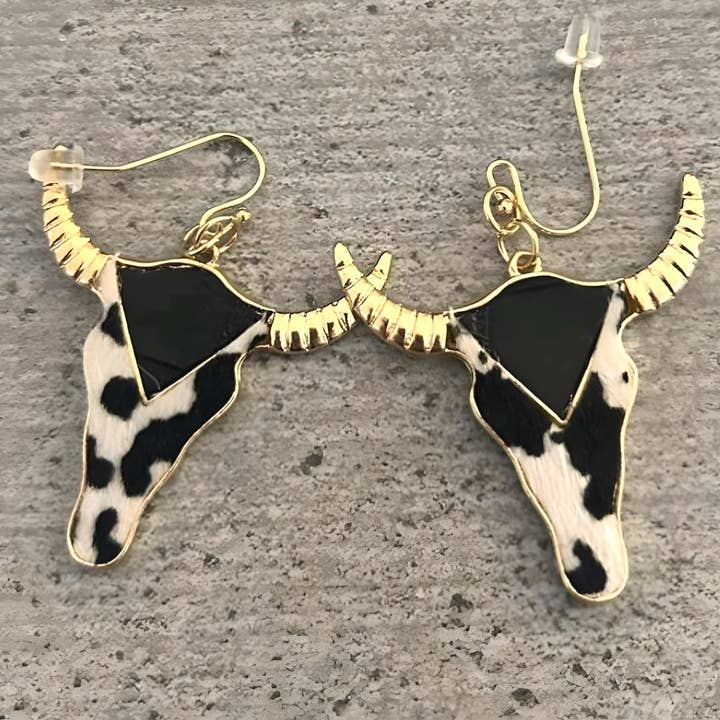 Westliche Ohrringe „Kuhschädel“, böhmische Ohrringe, Boho, Boho und andere Ergebnisse für boho mode im Großhandel. Kostenlose Rücksendungen und 60-Tage-Zahlungsziel auf Faire im Trend auf Faire.