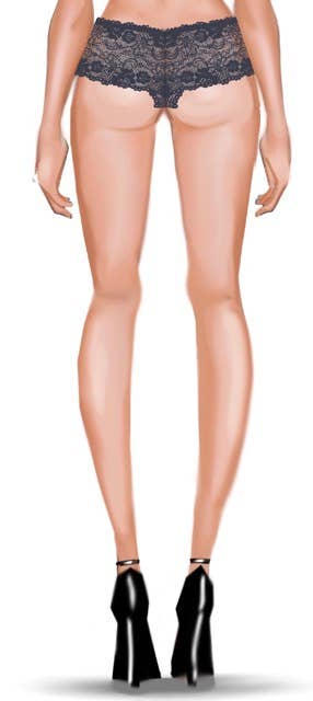 House of Desire – Engroshandel Undertøj - Dame – CAITLIN BLOMSTRET BLONDE CHEEKY86