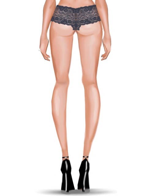 House of Desire – Engroshandel Undertøj - Dame – CAITLIN BLOMSTRET BLONDE CHEEKY86