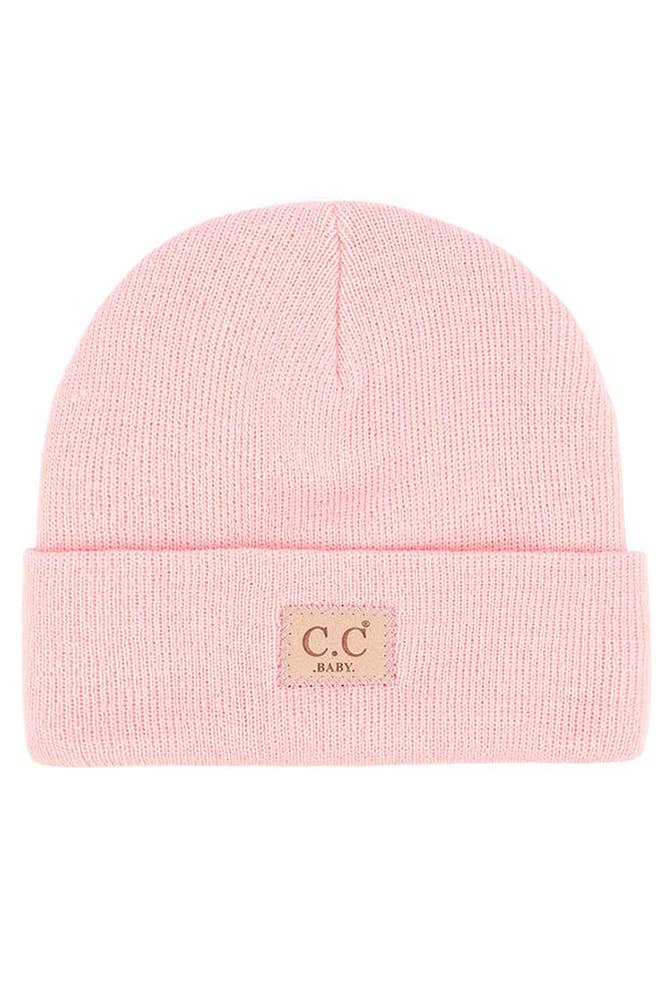 Hana - Wholesale Beanie - Women's - C.C Baby Classic Rib Beanie with C.C Suede Patch7