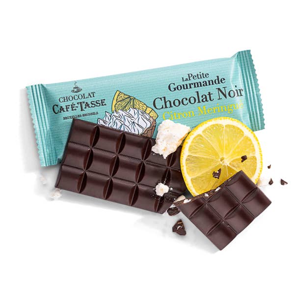 La Petite Gourmande Dark Chocolate Lemon Meringue - 25g for wholesale by Café-Tasse
