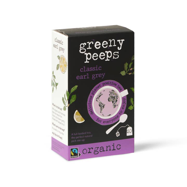 Organic Earl Grey Tea for wholesale by Greenypeeps