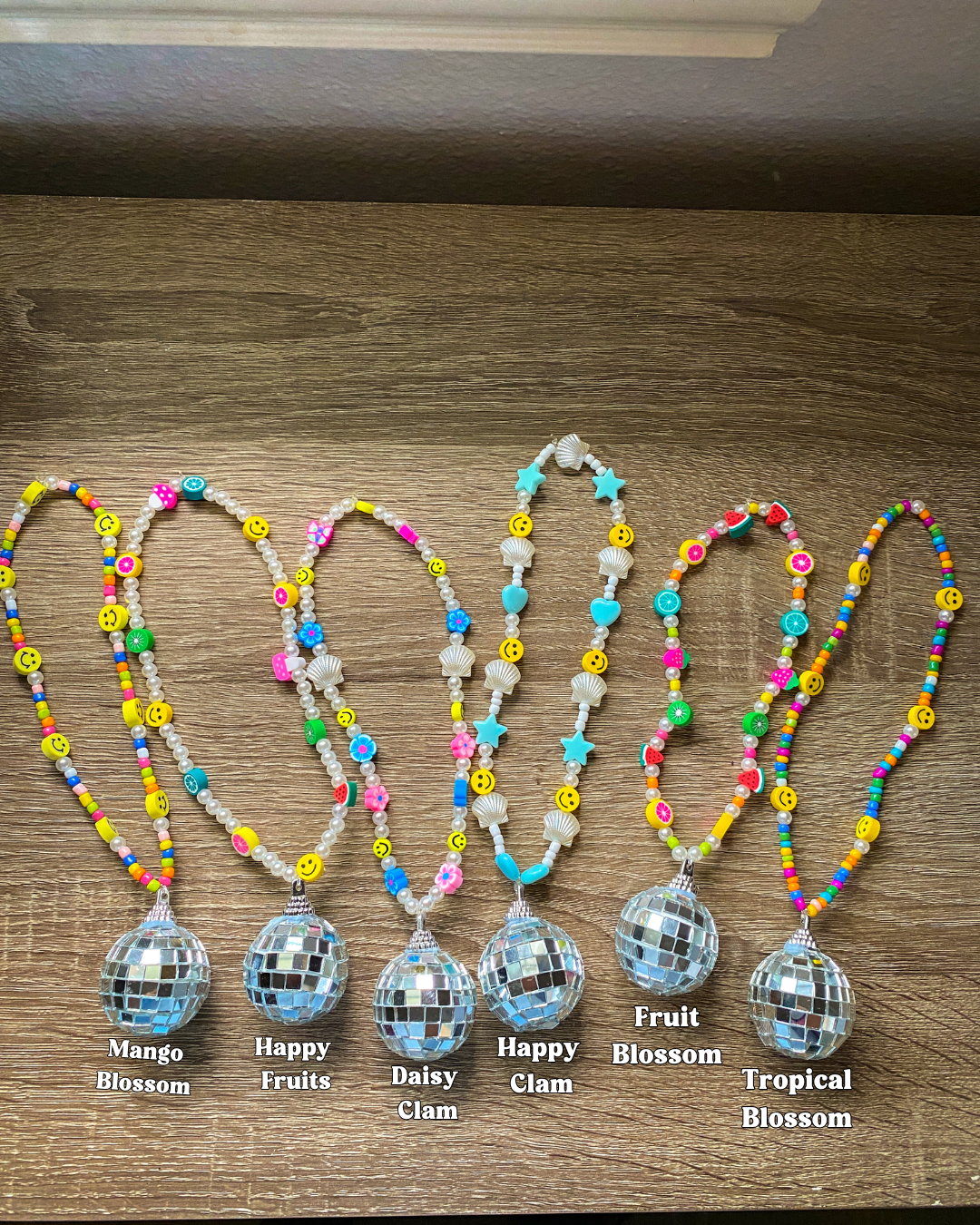 Sun Moon & Stars Co. - Wholesale Car Decorative Charm - Women's - Fruit Blossom Disco Ball Car Charm1