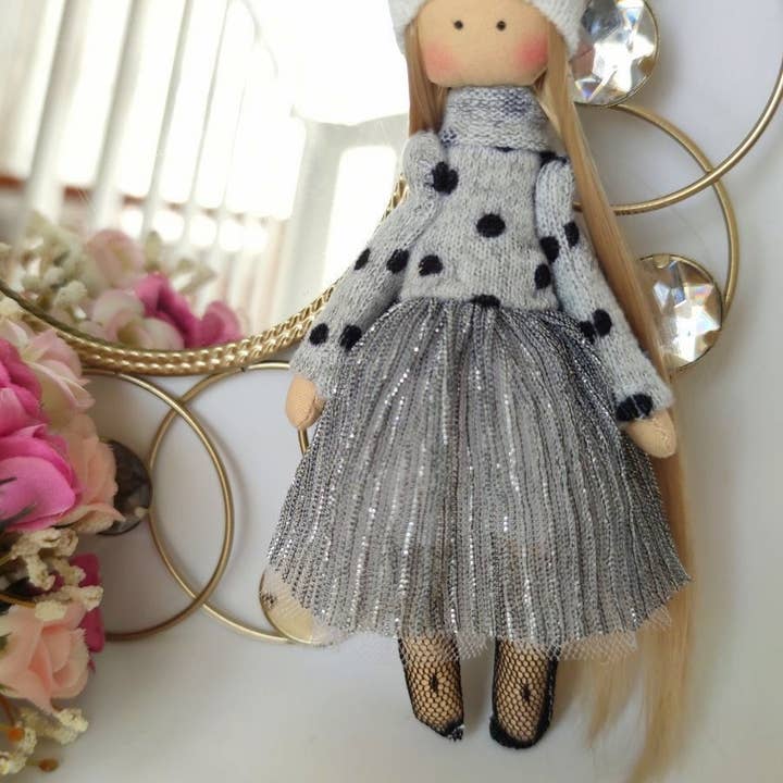 ChernikovaNataliya - Venta al por mayor Muñeca - Niños - Muñeca bailarina Softie en miniatura, muñeca de trapo textil con bolsillo
