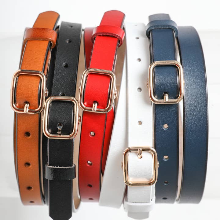 Leto Accessories – wholesale Belt – Women's – Versatile Skinny Leather Belt – Perfect for Any Outfit 💫5