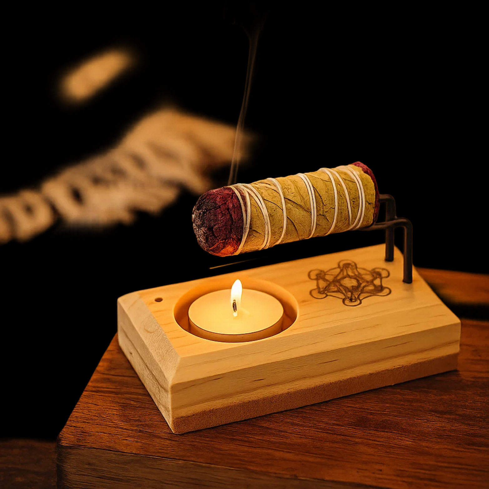 Green Tree - Wholesale Incense Holder - Palo Santo & White Sage Burner Metatron2