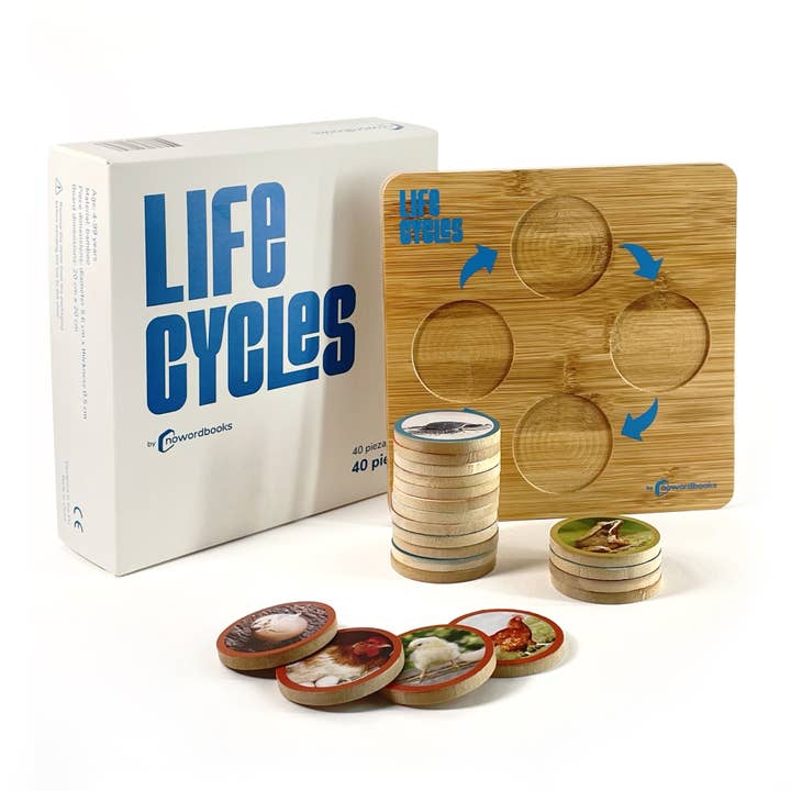 The Life Cycles - Bamboo Game with Photo Images for wholesale by Nowordbooks