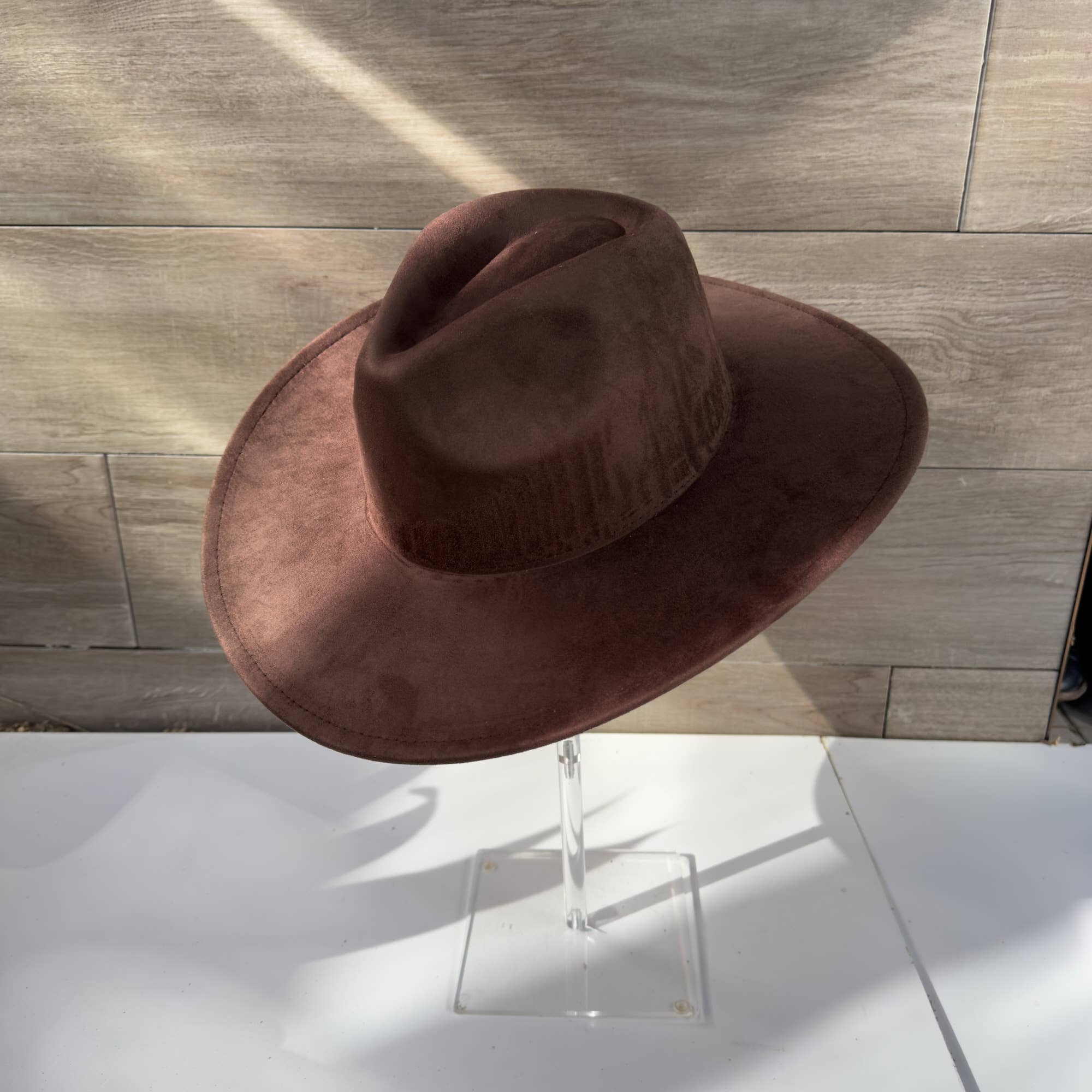 Queens INC - Wholesale Fedora - Women's - Fashion Classic Wide Brim Premium Suede Hat14