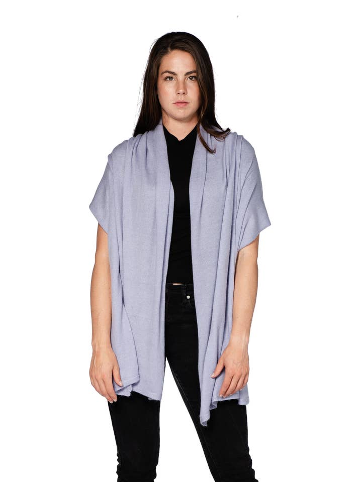 Borsa da viaggio in cashmere | Lavanda per la vendita all'ingrosso da parte di Alchemy Story