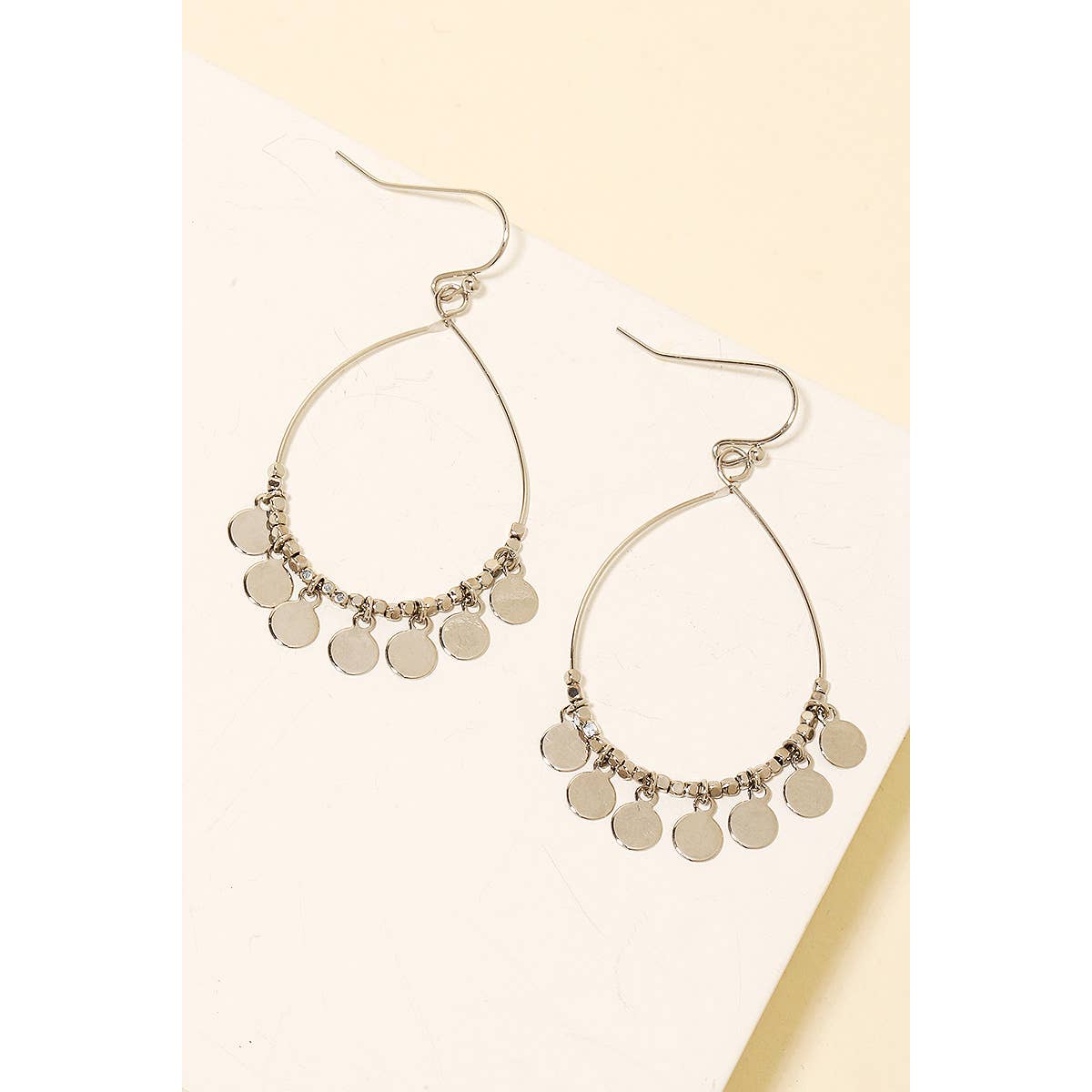 Anarchy Street - Wholesale Dangle Earrings - Coin Fringe Tear Drop Earrings2