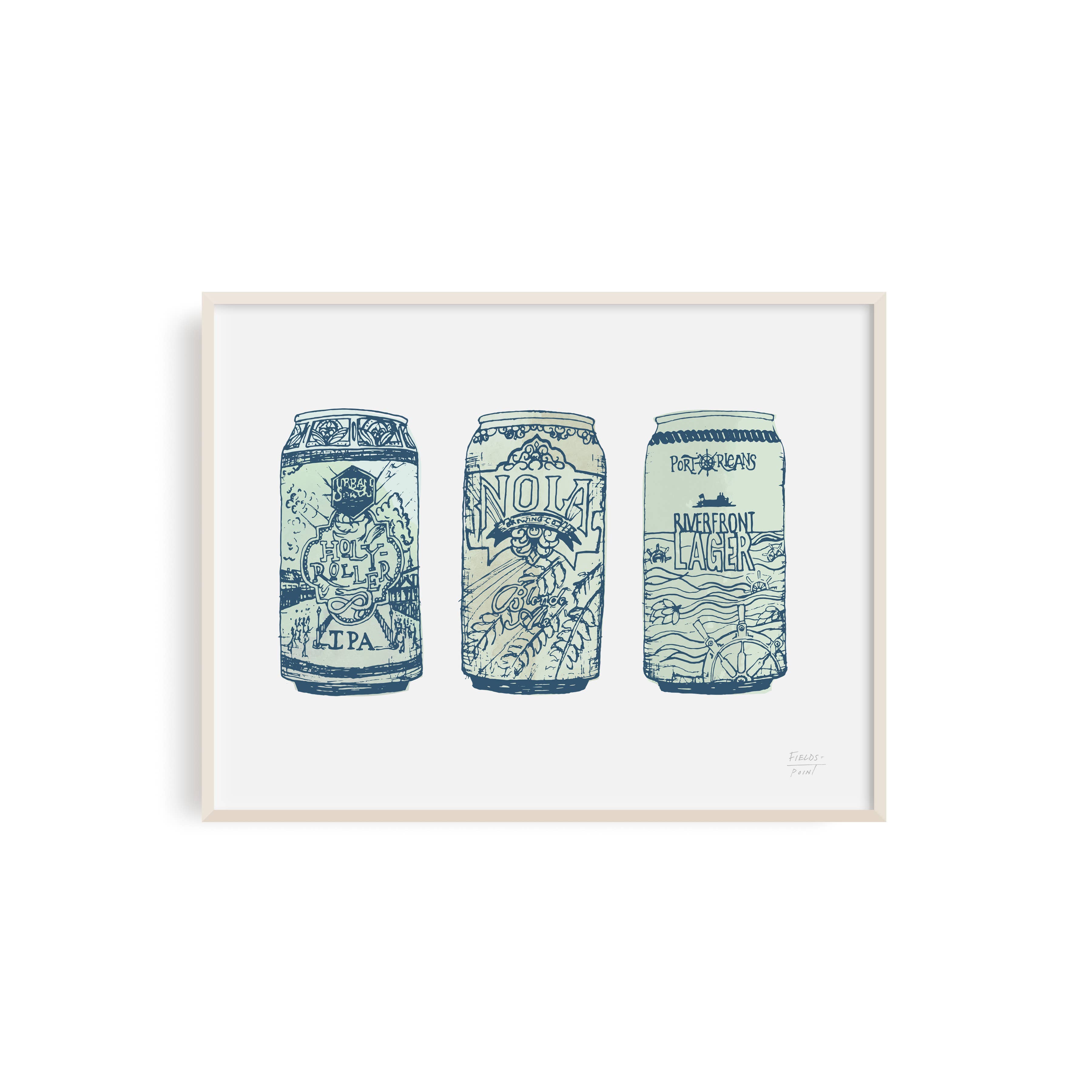 Statement Goods - Wholesale Art Print - Nola Breweries Art Print1