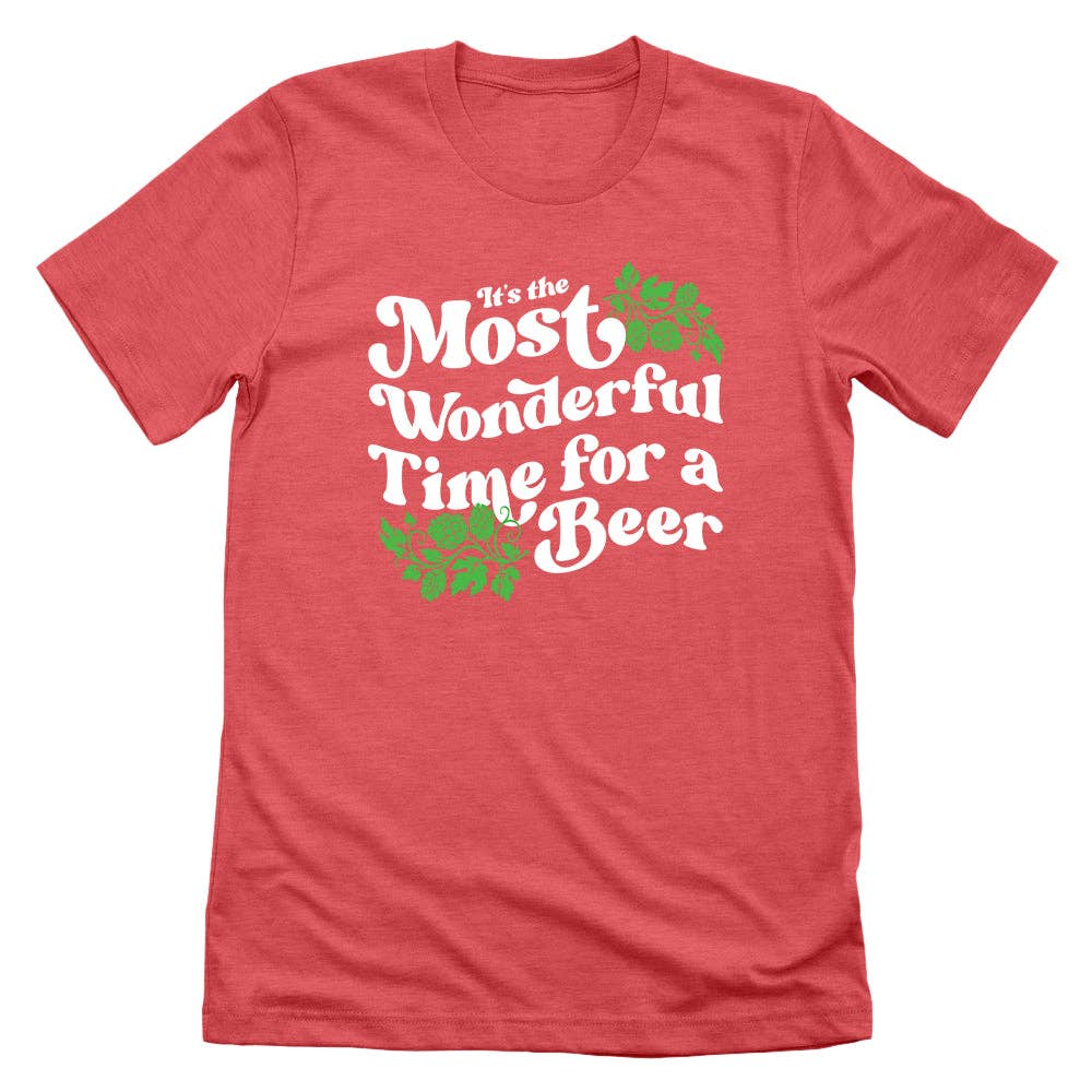Let's Get This Thread - Wholesale Screen Printed T-Shirt - Women's - It's The Most Wonderful Time for a Beer8