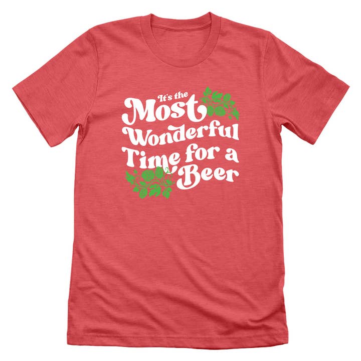 Let's Get This Thread - Wholesale Screen Printed T-Shirt - Women's - It's The Most Wonderful Time for a Beer8