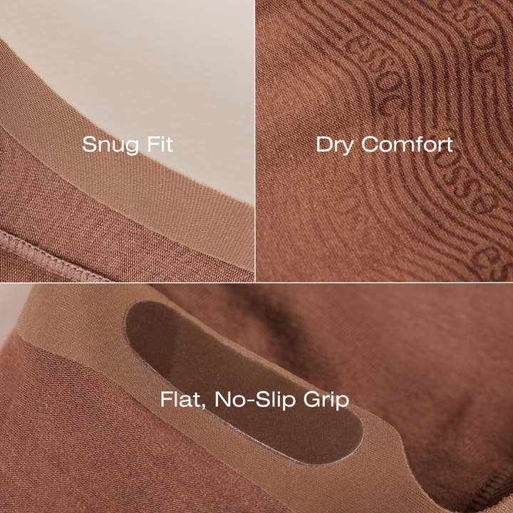 essoc - Wholesale Socks - Unisex - Unisex Cotton No Show Socks 5-Pack | Almond Beige2