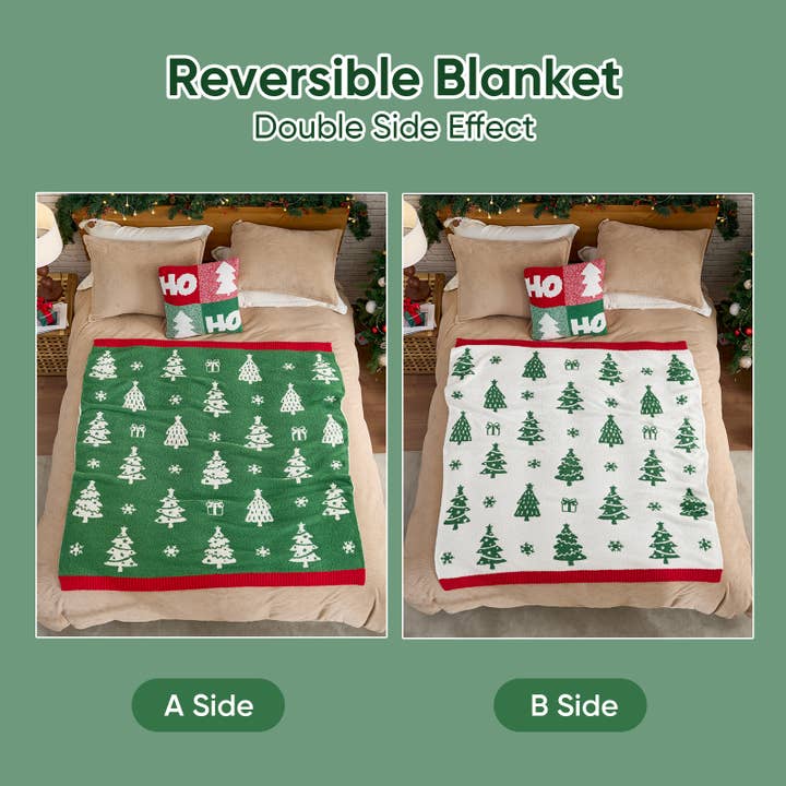 DreamValley - Wholesale Throw Blanket - SS Christmas Throw Blanket Soft Knit Bed Blanket 50x60"15