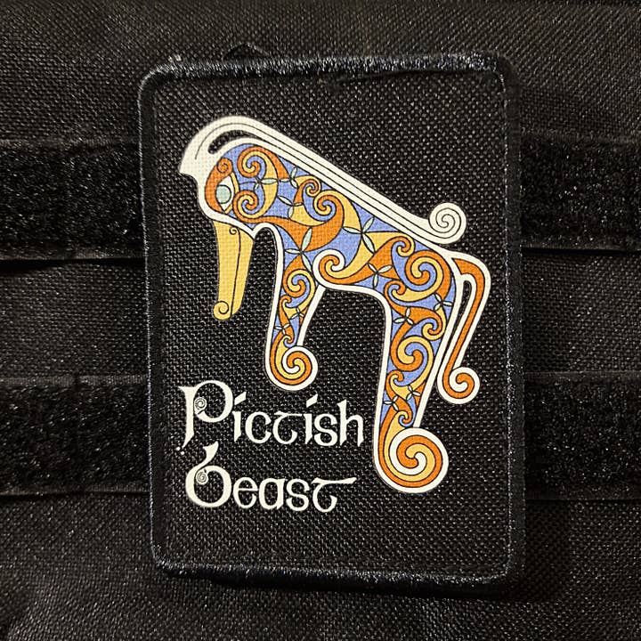 Pictische Beest Klittenband Patch voor wholesale door Asgard