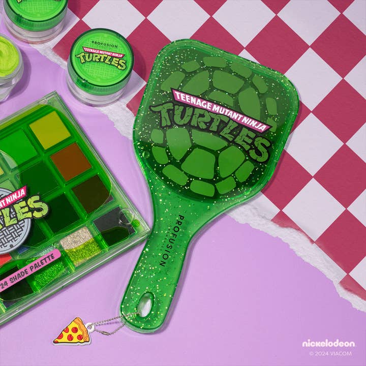 Teenage Mutant Ninja Turtles Duurzame Plastic Handspiegel voor wholesale door Profusion Cosmetics