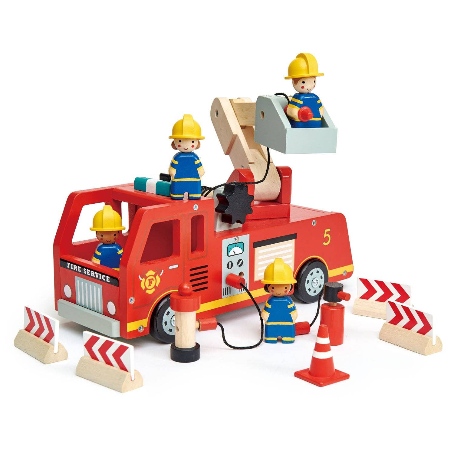 Tender Leaf Toys - Vente Voiture/camion miniature – enfant - Moteur d'incendie1