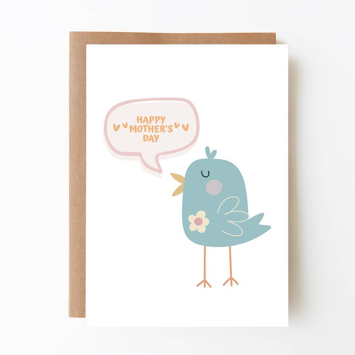Blue Bird Moederdagkaart voor wholesale door Paper Daisies by j'adorne