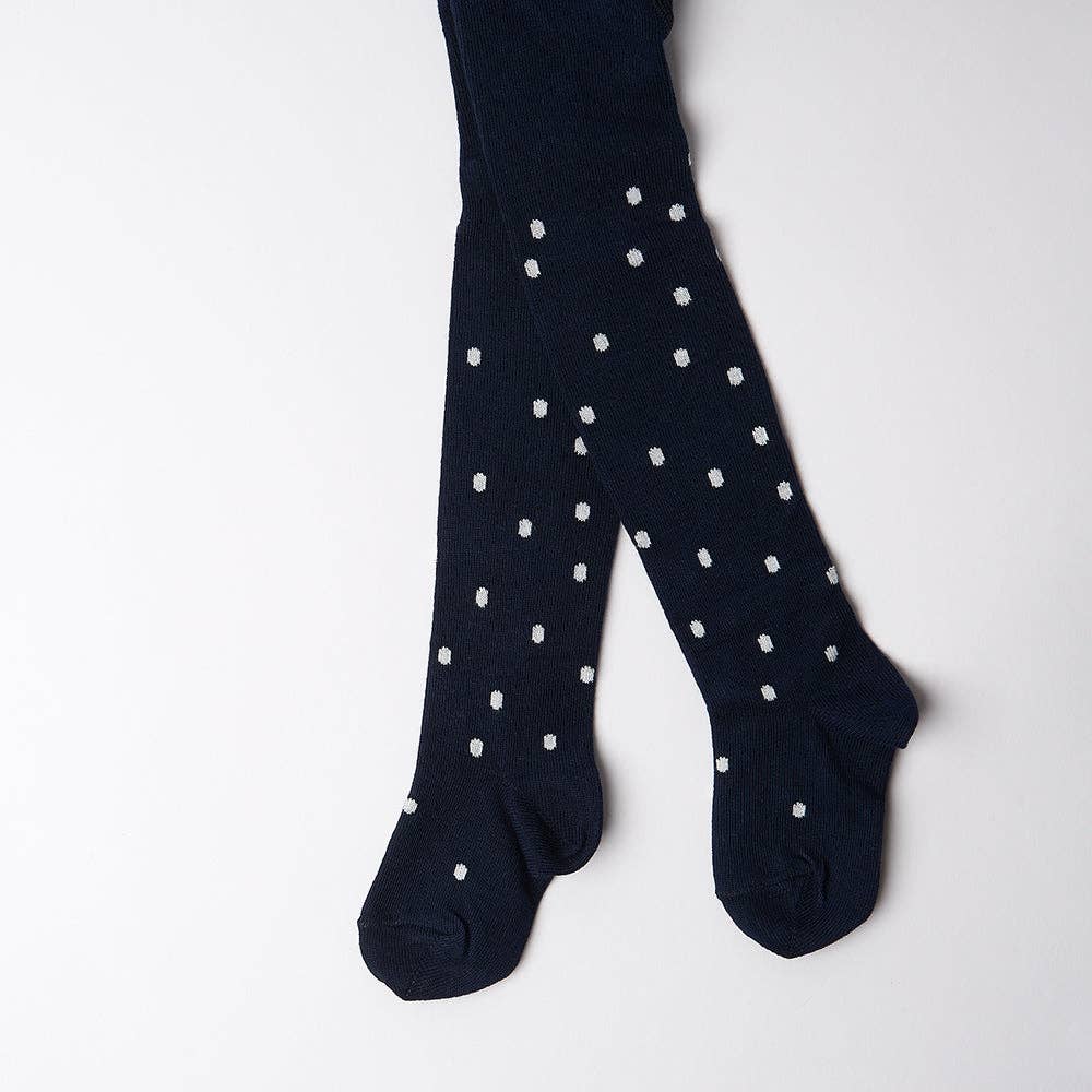 Dotty Dungarees – wholesale Tights – Kids – Dotty Tights - Navy2