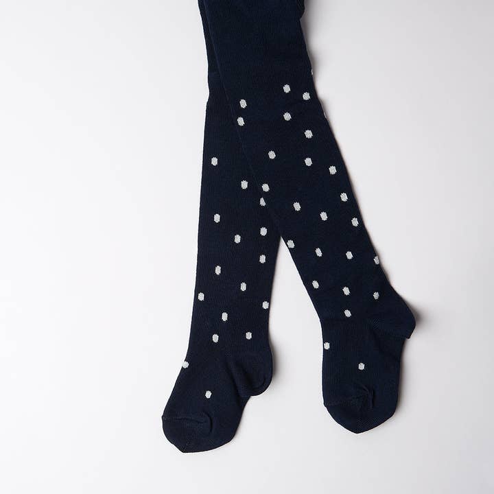 Dotty Dungarees – wholesale Tights – Kids – Dotty Tights - Navy2