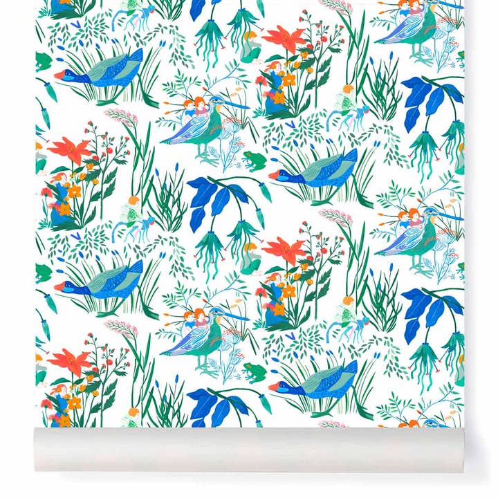 Papel de parede a cores LUCIOLES Day por atacado de Little Cabari