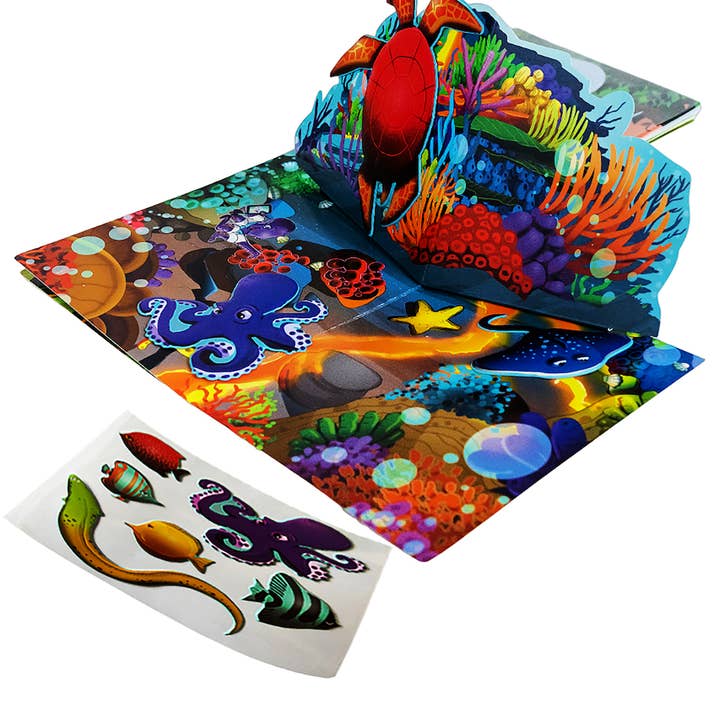 QwiToys 3 in 1 Tropics & Animals 3 in 1 Playbook Twin Pack for wholesale by Robbie Toys Ltd