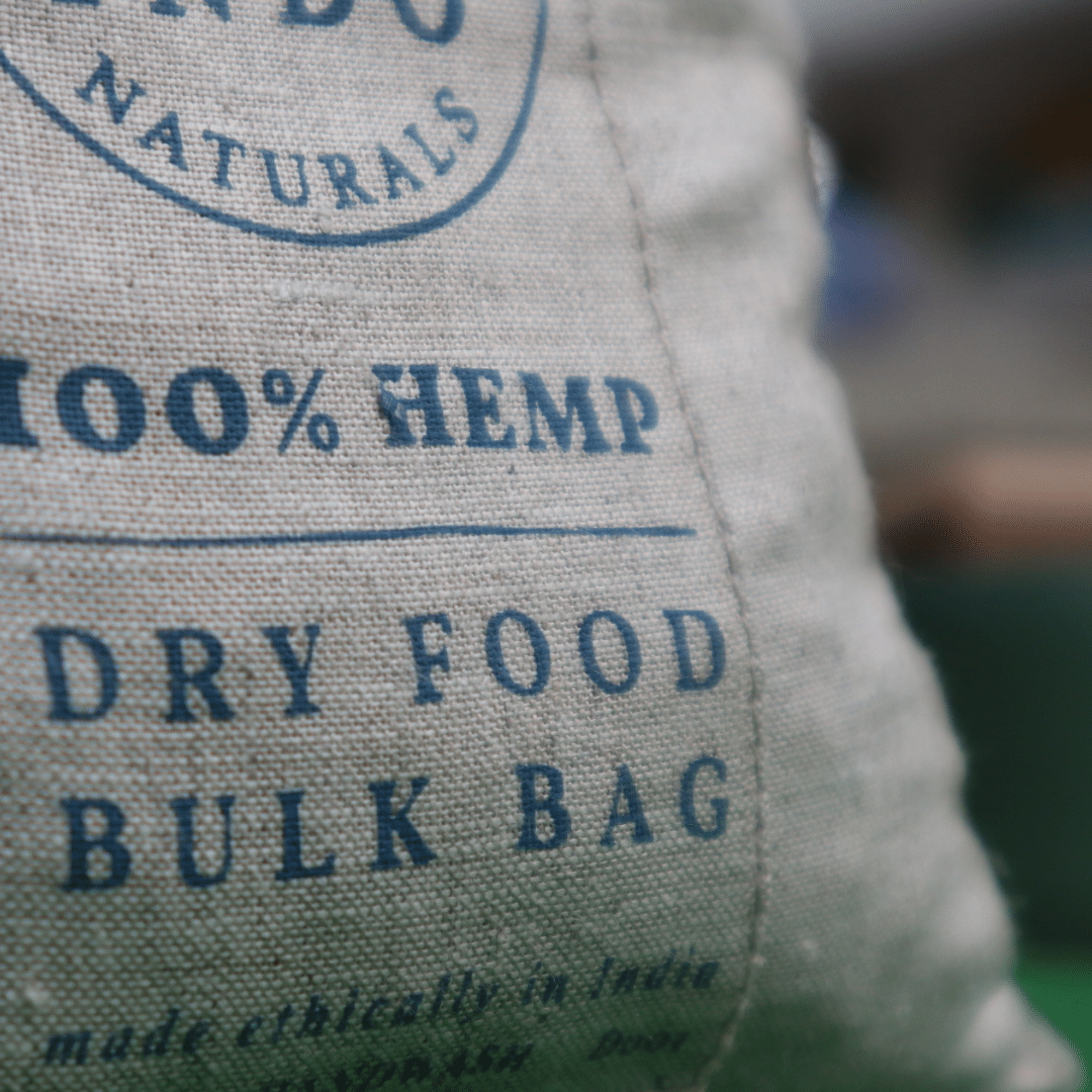 Indo Naturals - Wholesale Food Storage Wrap/Bag - DRY FOOD BULK BAG: 100% Hemp6
