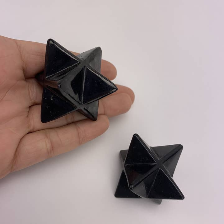 Pelham Grayson Rose - Wholesale Spiritual Stone/Crystal - Shungite Merkaba3